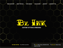 Tablet Screenshot of bzinktattoo.com